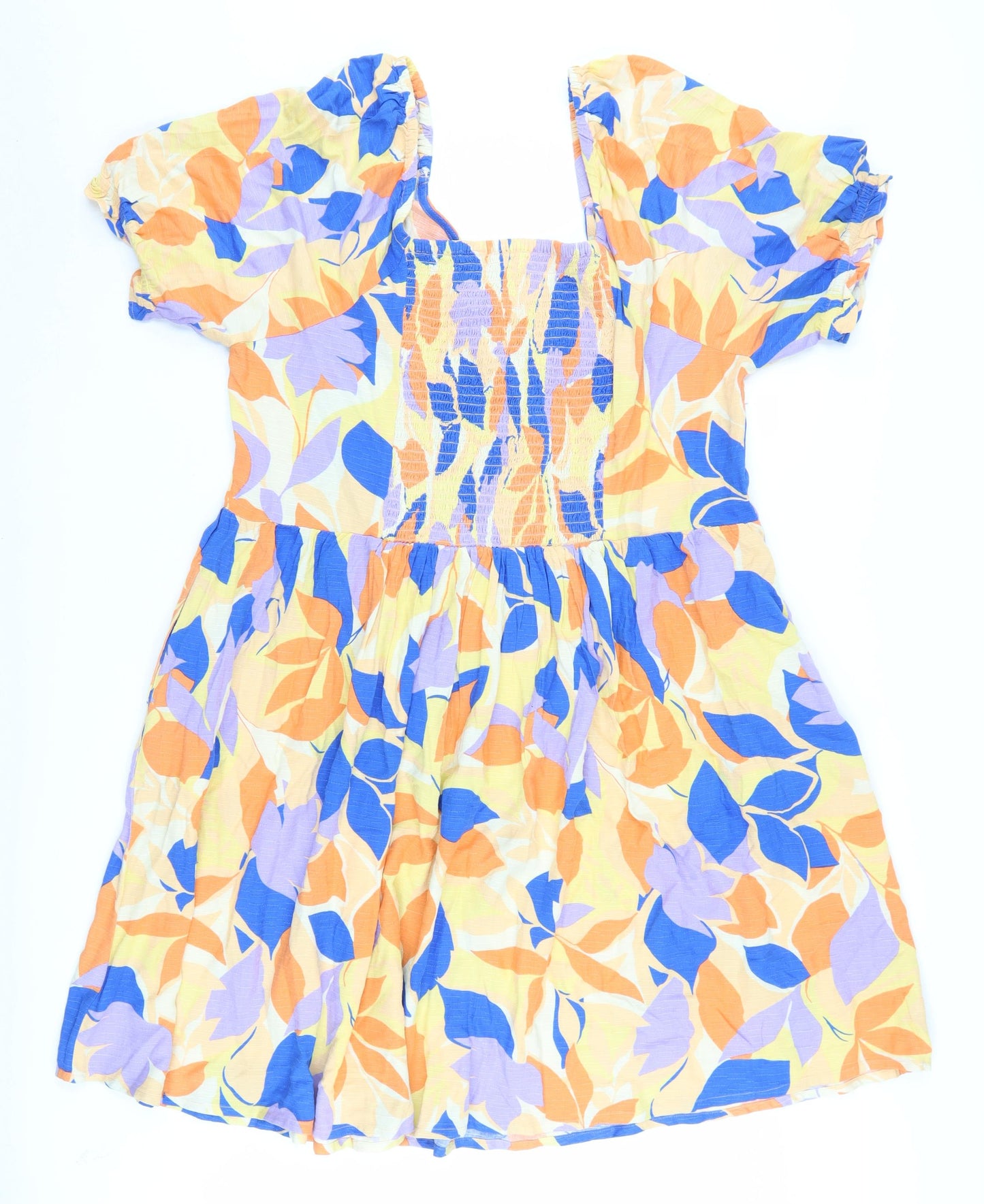 Fat Face Women's Multicoloured A-Line Dress, Size 20, Long