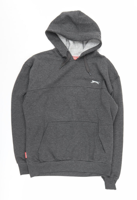 Slazenger Men's Grey Pullover Hoodie M