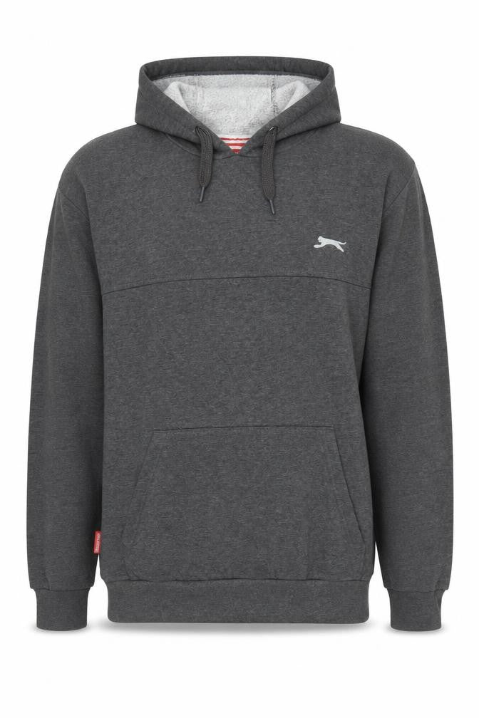 Mens UK M Regular Slazenger Grey Pullover Hoodie