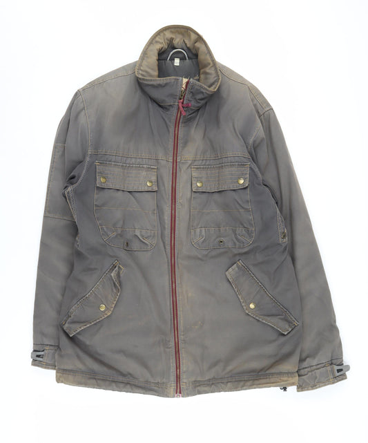 Joules Men's Brown Parka Jacket M
