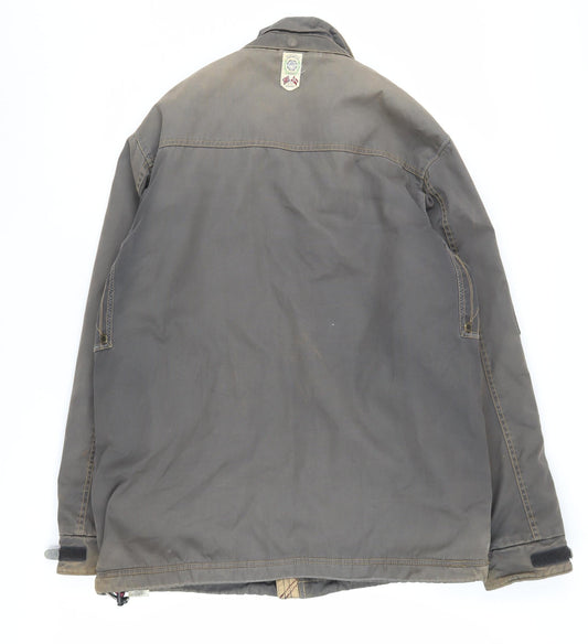 Joules Men's Brown Parka Jacket M