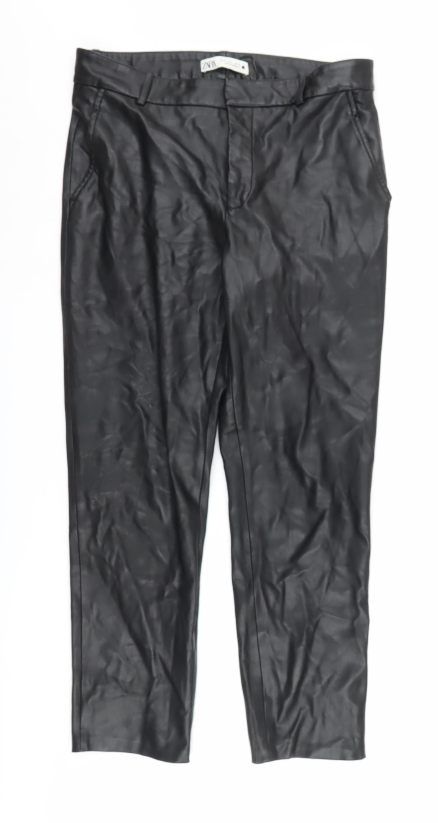 Zara Women's Black Dress Pants, Size 10, Polyester