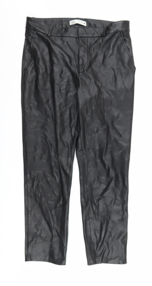 Zara Women's Black Dress Pants, Size 10, Polyester