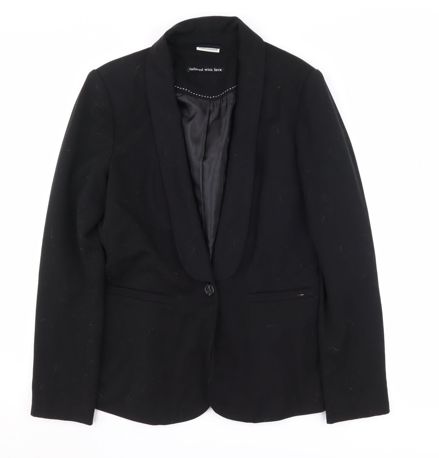 Street One Women's Black Blazer Jacket, Size 10