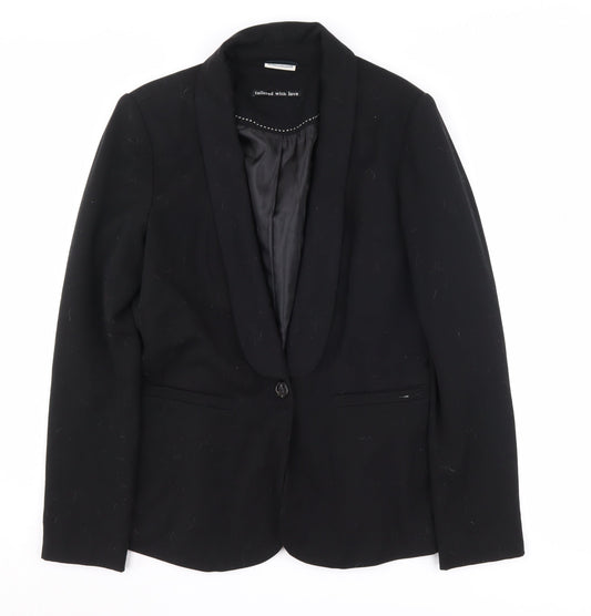 Street One Women's Black Blazer Jacket, Size 10