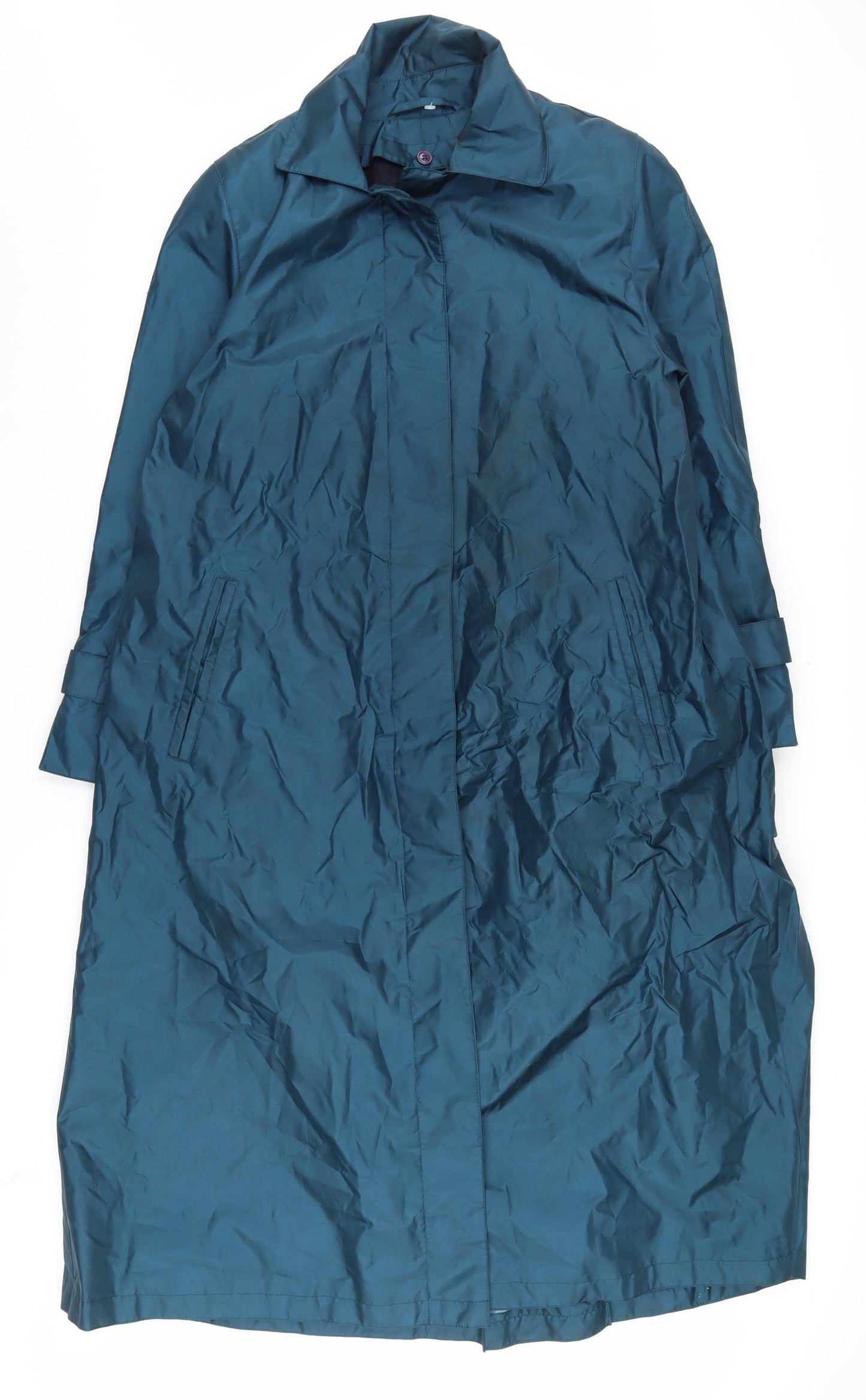Marlbeck Women's Blue Long Overcoat Size 14