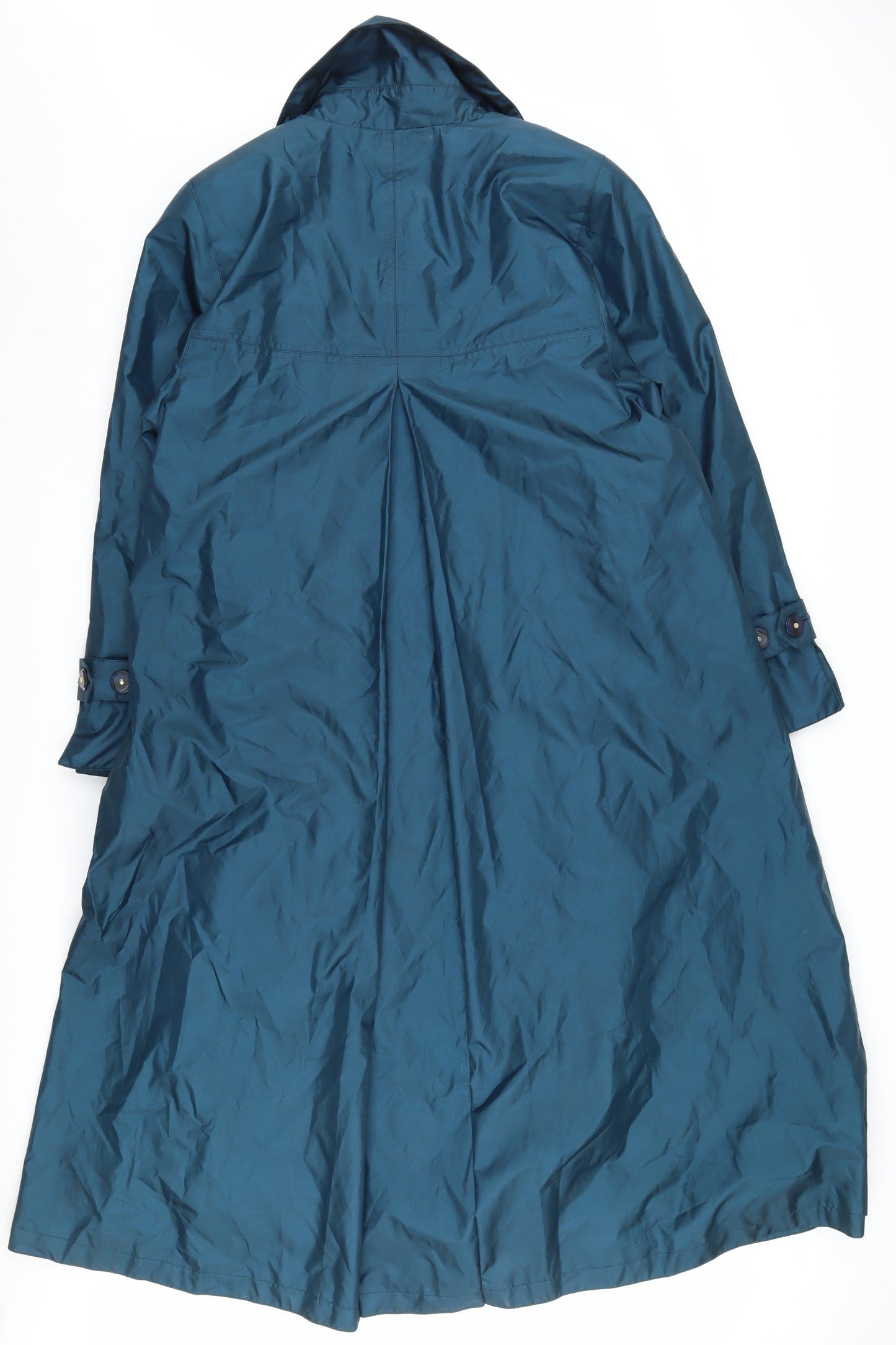 Marlbeck Women's Blue Long Overcoat Size 14