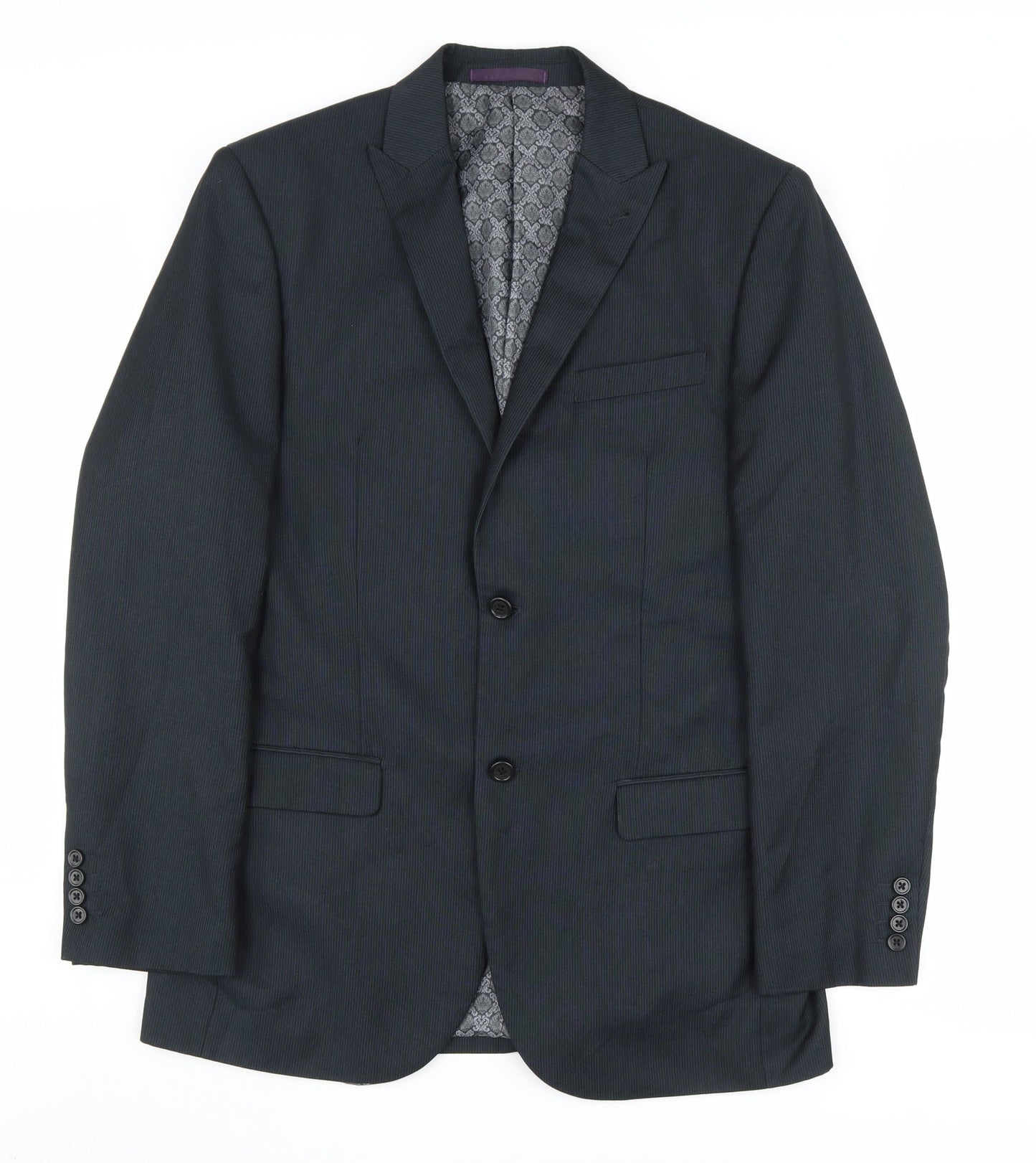 Greenwoods Men's Black Blazer, Size 40L