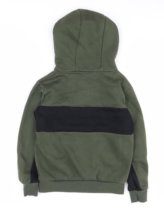 Fila Boys Green Pullover Hoodie 10-11 Yrs - Logo Graphic