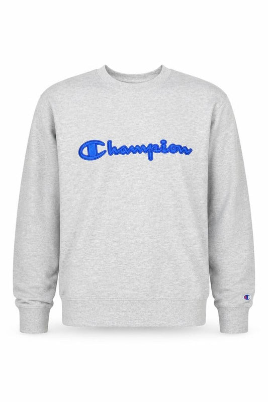 Mens UK L Regular Champion Grey Pullover Sweatshirt