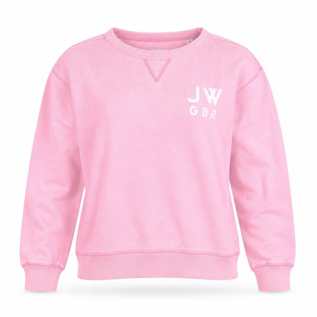 Womens UK 10 Relaxed Jack Wills Pink Pullover Sweatshirt