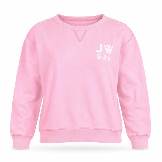 Womens UK 10 Relaxed Jack Wills Pink Pullover Sweatshirt