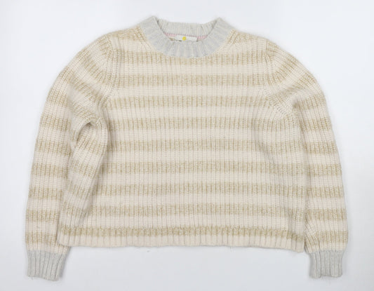 Bodhi Women's Multicoloured Striped Pullover Jumper M