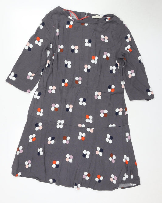 White Stuff Women's Multicoloured Shift Dress Size 12