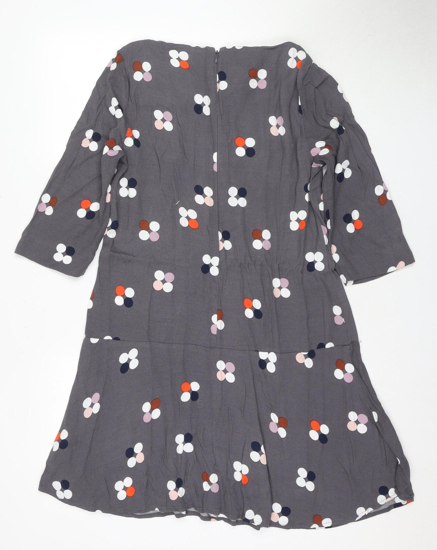 White Stuff Women's Multicoloured Shift Dress Size 12