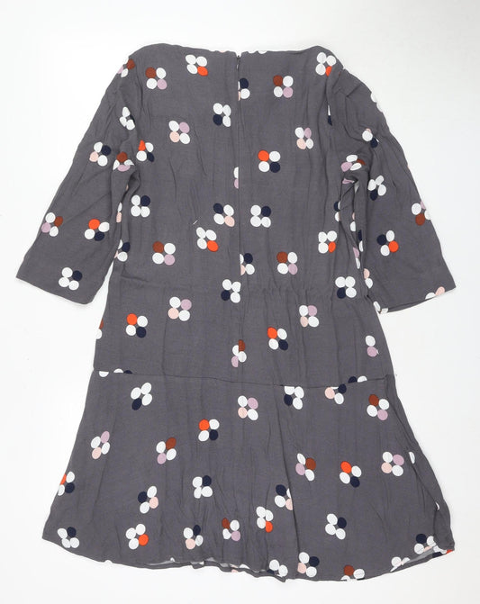 White Stuff Women's Multicoloured Shift Dress Size 12