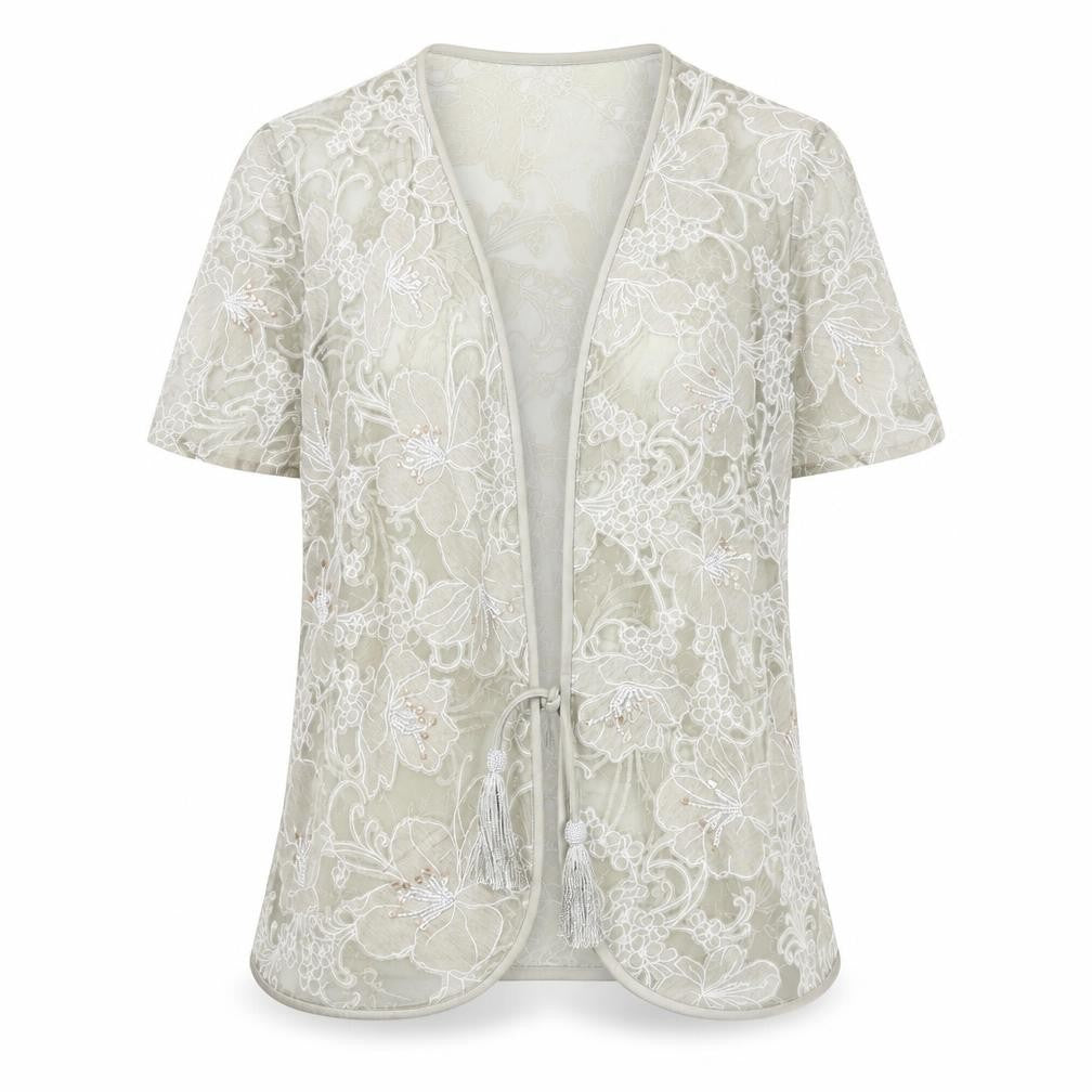Womens UK Size 12 Jacques Vert Beige Polyester Blouse