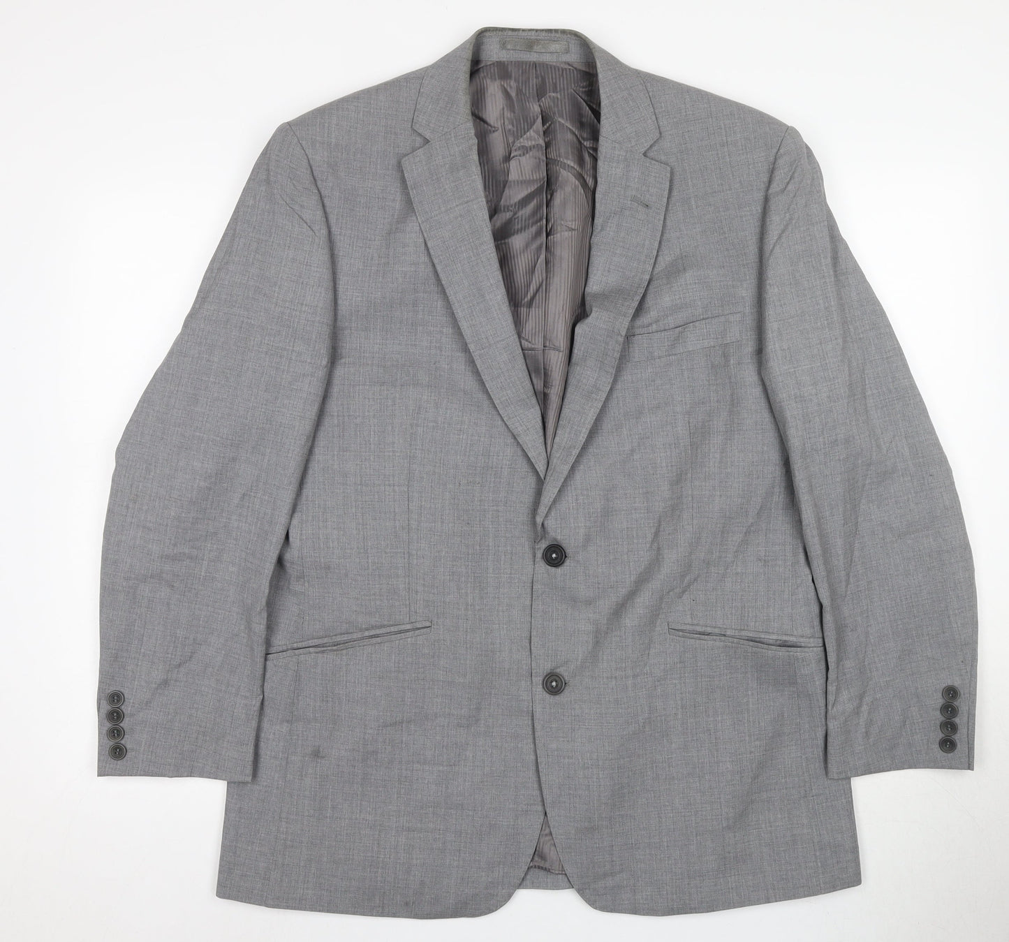 Jasper Conran Men's Grey Blazer 42 Regular Business Formal