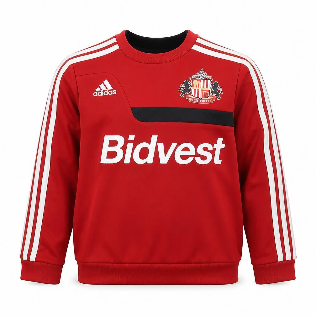 Adidas Boys Red Pullover Sweatshirt, Size 8, Football Graphic