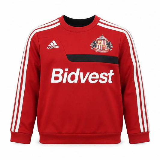 Adidas Boys Red Pullover Sweatshirt, Size 8, Football Graphic