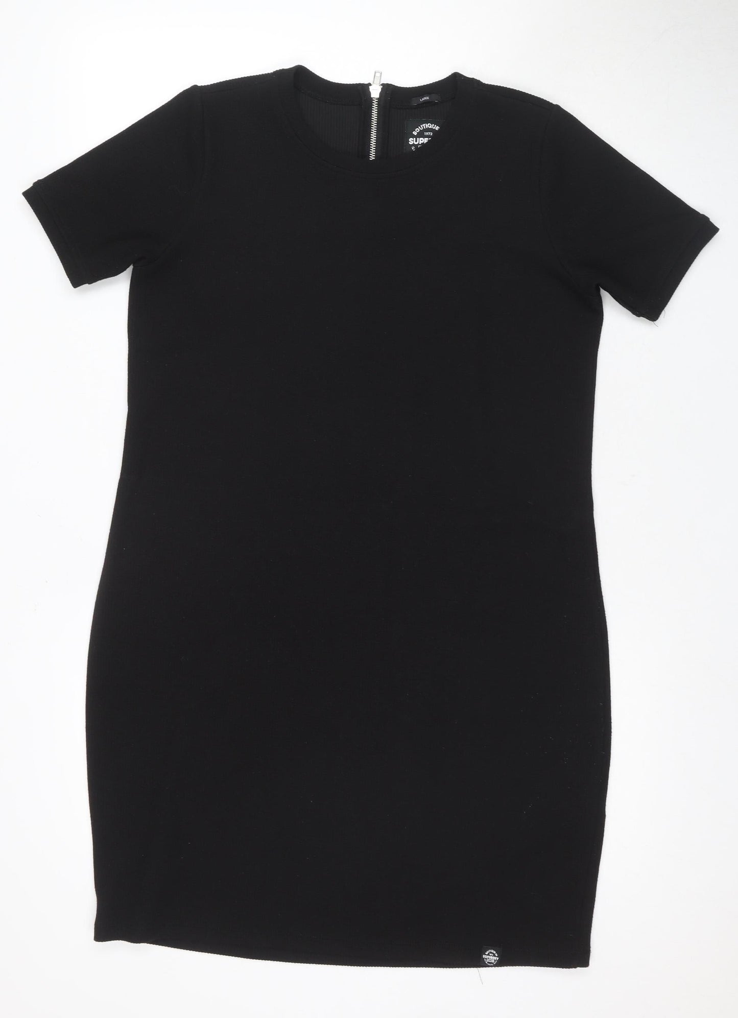 Superdry Women's Black Shift Dress, Size L