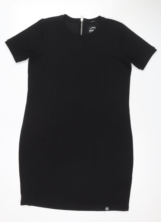 Superdry Women's Black Shift Dress, Size L