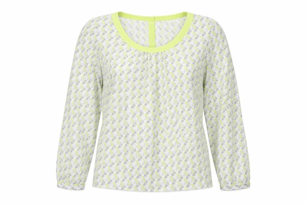 Womens UK Size 12 Laura Ashley Green Cotton Blouse