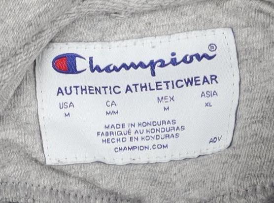 Champion Men's Grey XL Pullover Hoodie