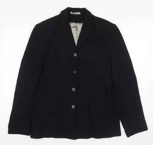 Laura Ashley Women's Black Suit Jacket Size 12
