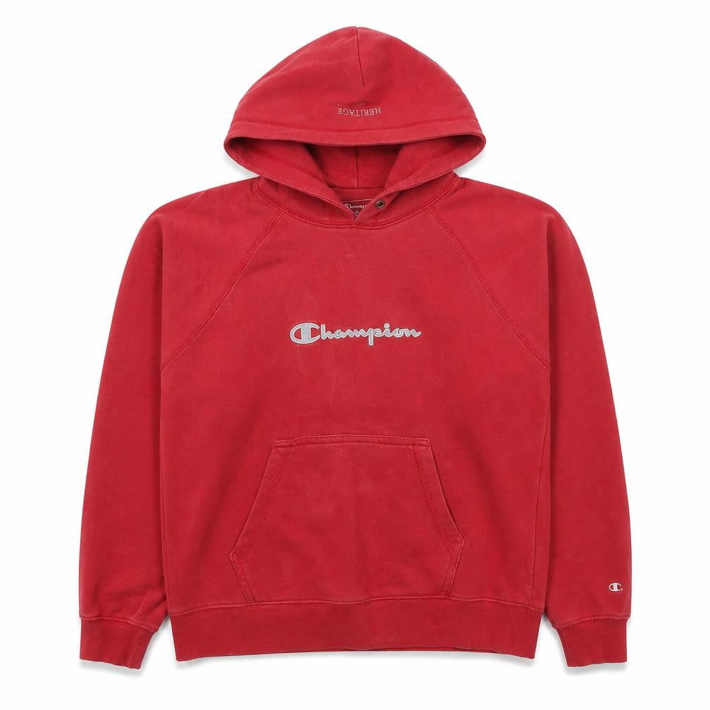 Unisex Adults UK S Regular Champion Red Pullover Hoodie