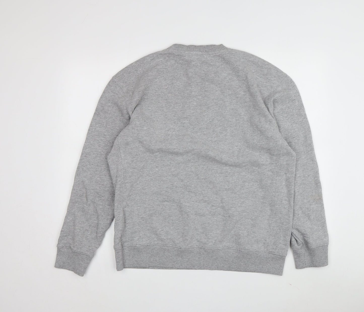 Lee Men's Grey Pullover Sweatshirt, M, Regular Fit