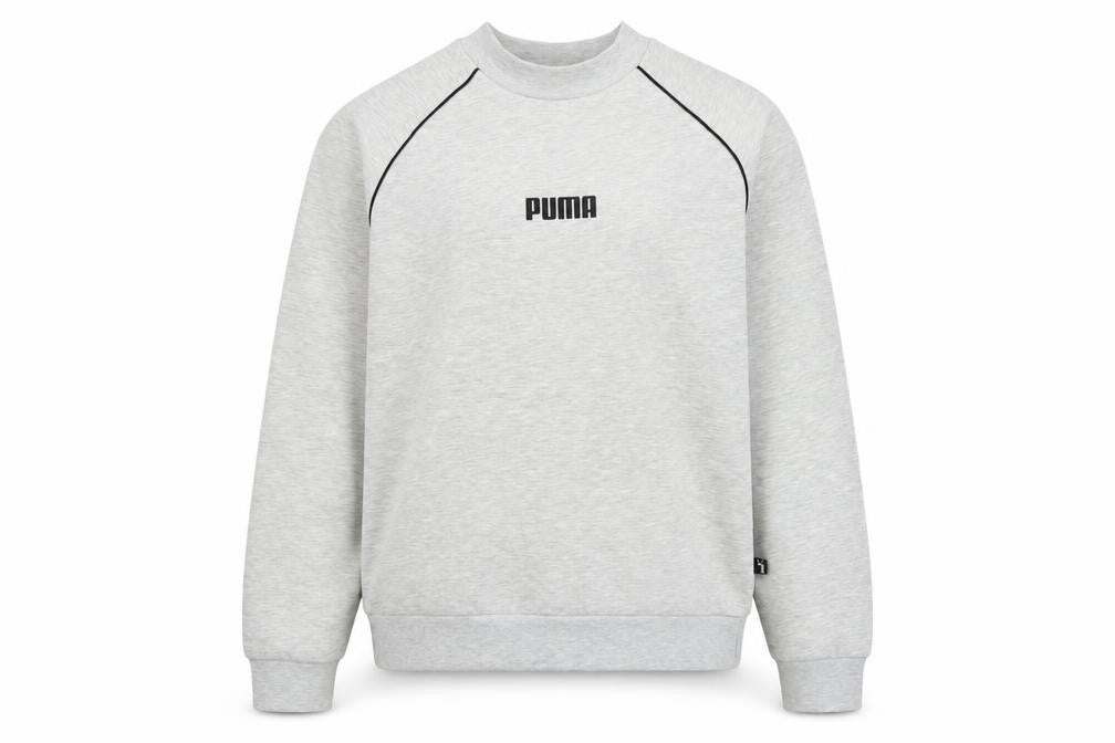 Mens UK M Regular PUMA Grey Pullover Sweatshirt