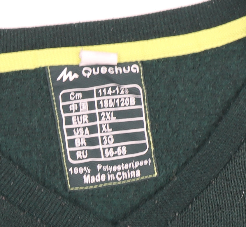 Quechua Men's XL Green Pullover Sweatshirt