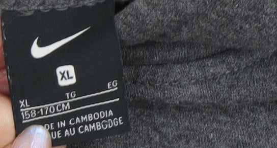 Nike Unisex XL Grey Hoodie - Casual Pullover Comfort