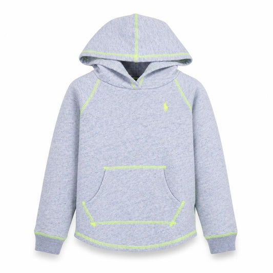 Polo Ralph Lauren Grey Boys Pullover Hoodie, Size 146