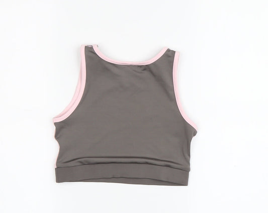Disney Girls Pink Minnie Mouse Cropped Tank Top