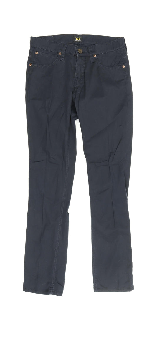 Lee Women's Black Straight Leg Trousers - Size 29