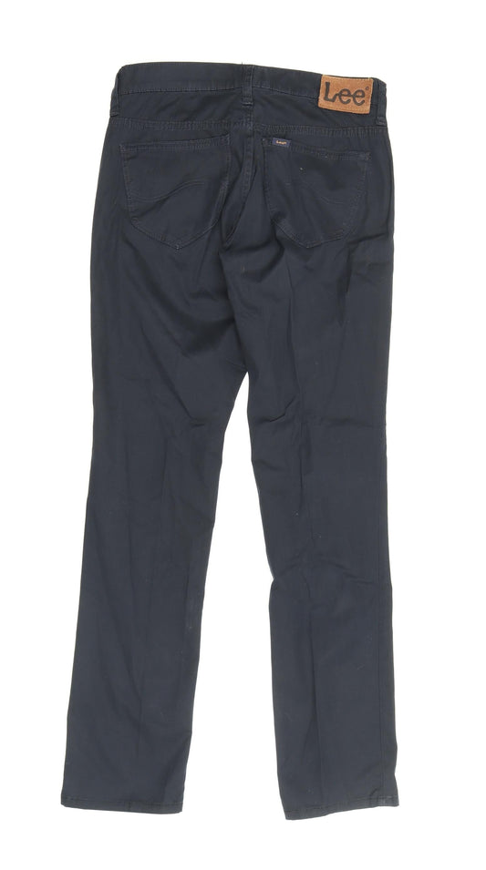 Lee Women's Black Straight Leg Trousers - Size 29