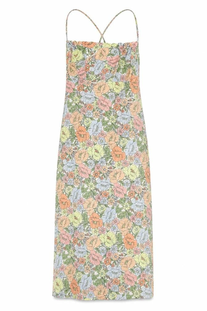 Front view of ASOS DESIGN Women's Floral Slip Dress UK 14 Multicoloured