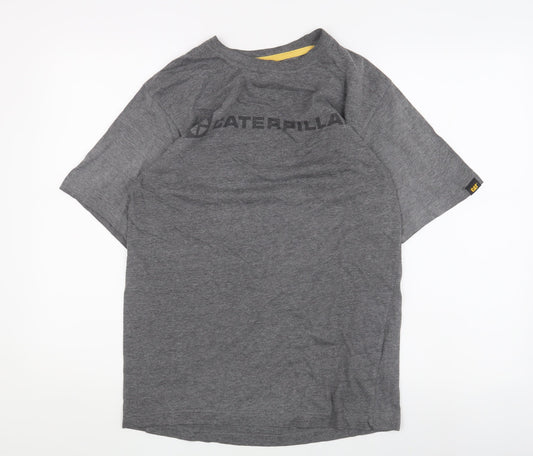 Caterpillar Men's Grey S Short Sleeve T-Shirt
