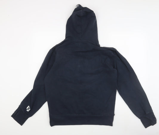 Hunch Men's Blue Pullover Hoodie - Medium, Sports Logo