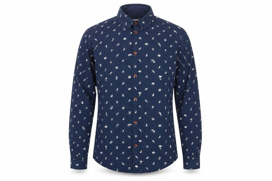 Jack & Jones Men's Blue Graphic Print Shirt S