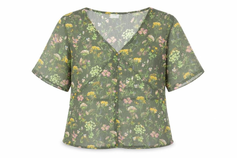 Womens UK Size 12 Jacqueline de Yong Multicoloured Polyester Blouse