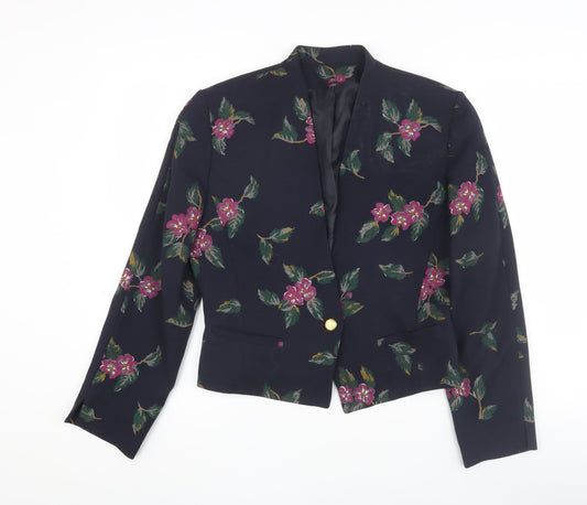 Viyella Women's Floral Blazer Multicoloured Size 10