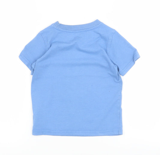 Tommy Hilfiger Blue Unisex Toddler T-Shirt 36M Pullover