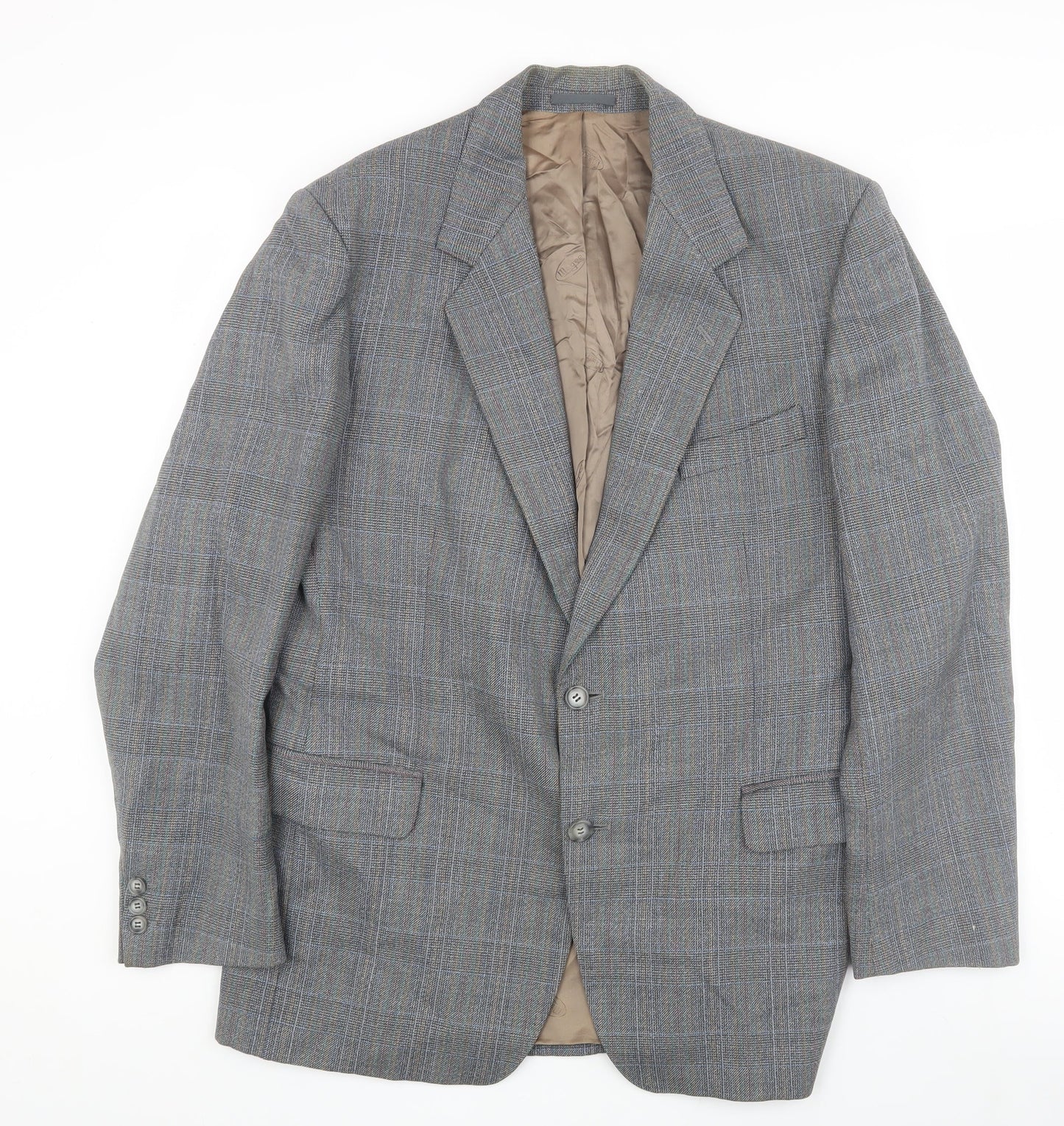 Magee Men's Grey Check Suit Jacket, 42R