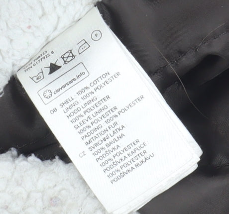 H&M Women's Brown Parka Jacket Size 4