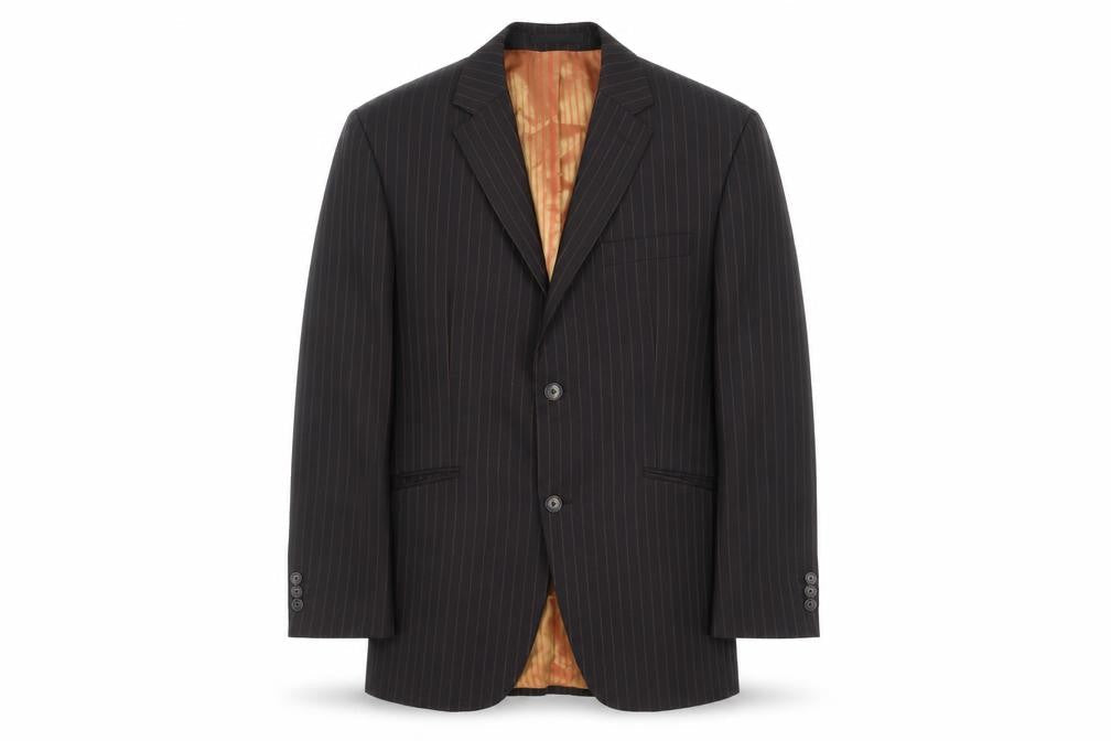 Mens 38 Chest Regular Jeff Banks Brown Two-Button Suit Jacket