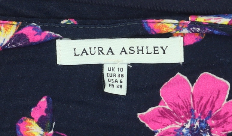 Laura Ashley Women's Multicoloured Bodycon Dress Size 10