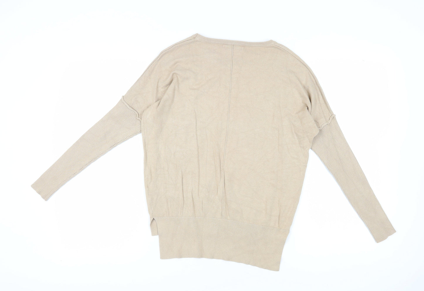 Guess Women's Beige Sequin Pullover Jumper XS